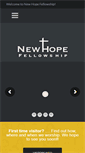 Mobile Screenshot of newhope-fellowship.org